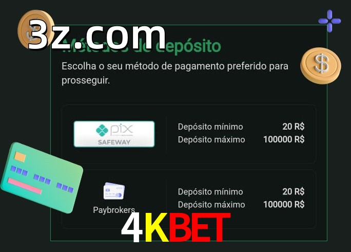 O cassino 4KBETbet oferece uma grande variedade de métodos de pagamento
