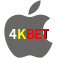 Aplicativo 4KBETbet para iOS